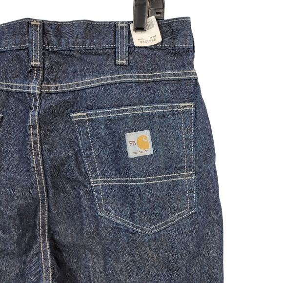 Carhartt Men's Flame-Resistant Relaxed Fit 5-Pocket Jean - 34X38 - Picture 5 of 9